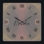 Vintage Iran Isfahan friday Mosque Fyrkantig Klocka<br><div class="desc">Vintage Iran Isfahan friday Mosque</div>