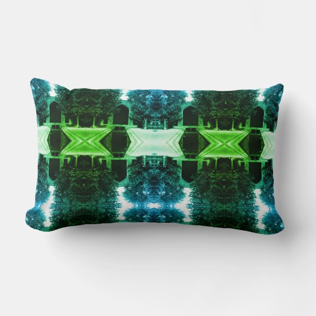 Vintage Iran Isfahan mosque Notebook Lumbarkudde (Framsida)