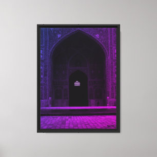 Vintage Iran Isfahan västra iwan Imam Mosque Canvastryck
