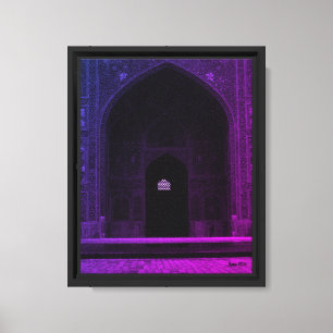 Vintage Iran Isfahan västra iwan Imammoskén Canvastryck