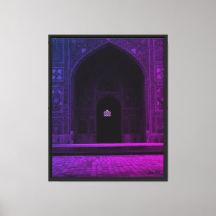 Vintage Iran Isfahan västra iwan Imammoskén Canvastryck
