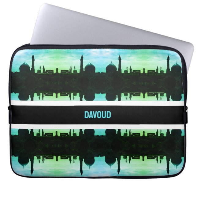 Vintage Iran Qom moské av Fatima Laptop Fodral (Framsidan)