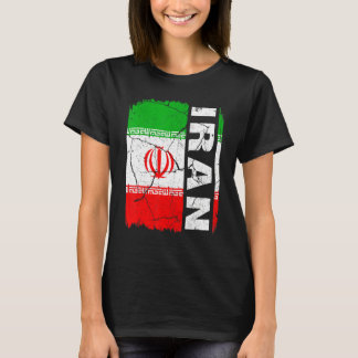 Vintage Iranian Flag Iran Pride Roots Heritage T Shirt