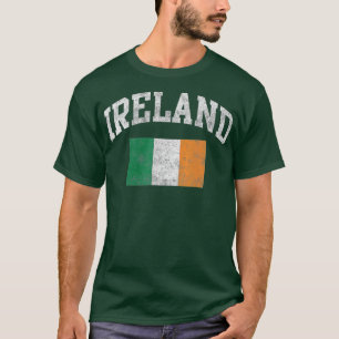 Vintage Ireland Irish Flagga Grönt St. T Shirt