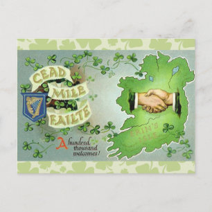 Vintage Ireland St. Patrick's Day Vykort