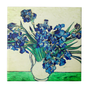 Vintage Irises (1890) av Vincent Van Gogh Kakelplatta