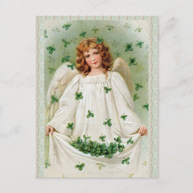 Vintage Irish Angel Postcard  Vykort (Framsida)