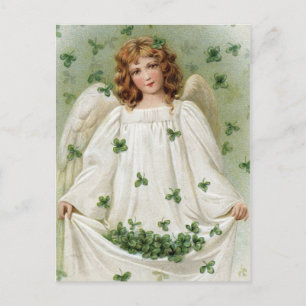 Vintage Irish Angel Vykort