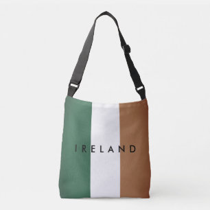 Vintage Irish flagga of Ireland cross-body bag Axelväska