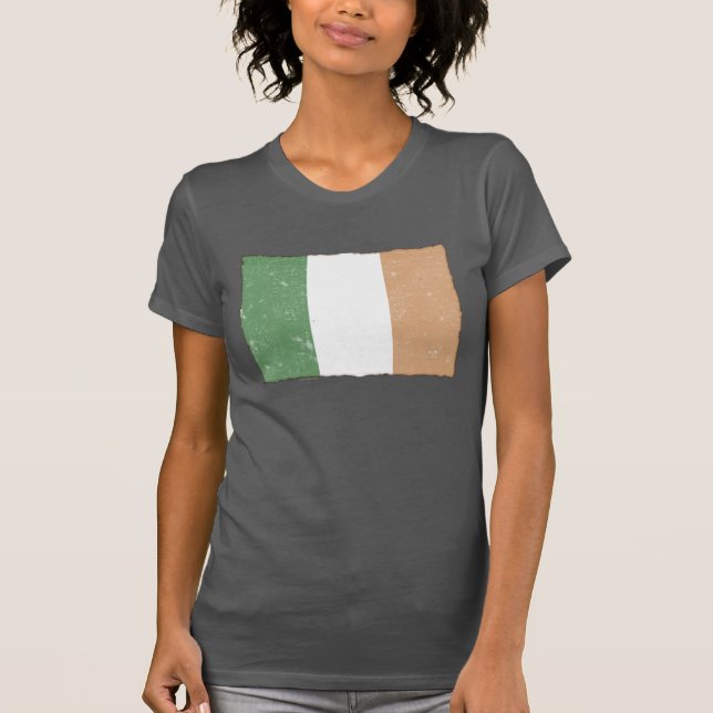 Vintage Irish Flagga Women's Tröja (Framsida)