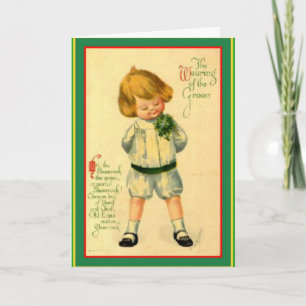 Vintage Irish Laddie - St. Patrick's Hälsning Kort