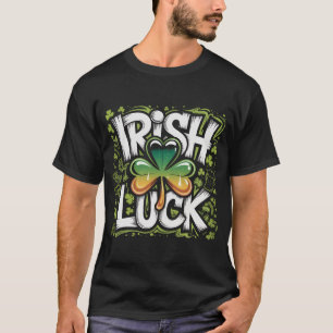 Vintage Irish Luck T-Shirt St Patricks Day, Distr