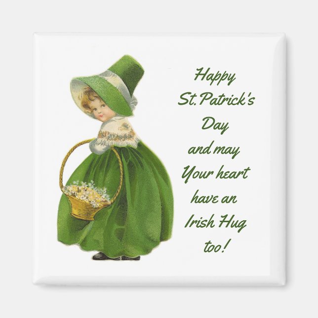 Vintage Irish Miss Magnet (Framsidan)