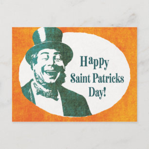 Vintage Irish Saint patrick Vykort