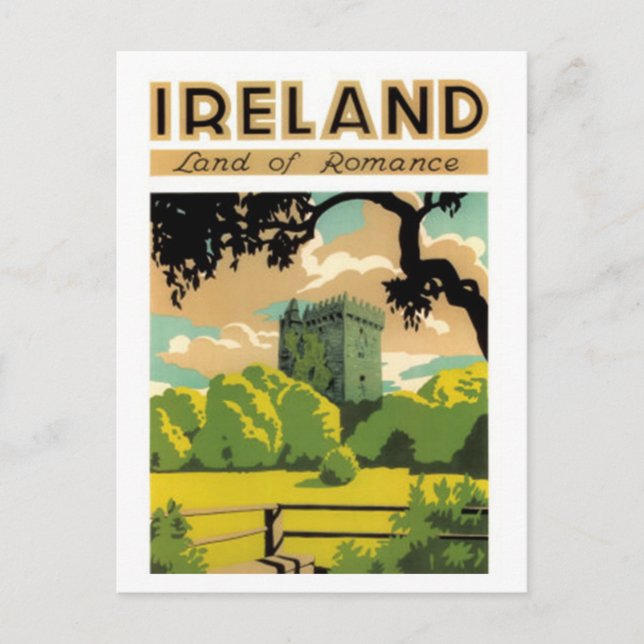 Vintage Irland - Vykort (Framsida)