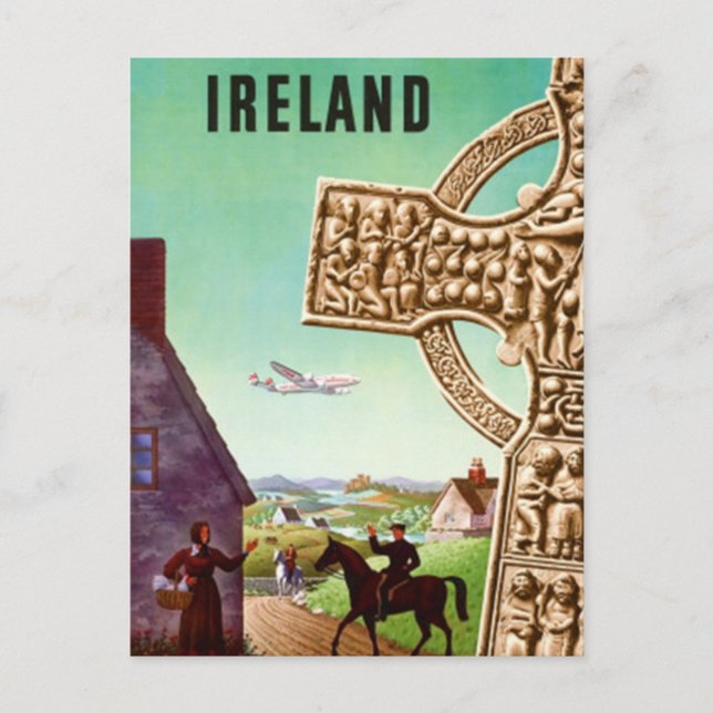 Vintage Irland - Vykort (Framsida)