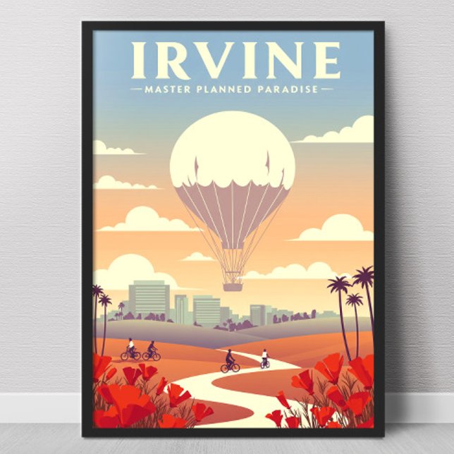Vintage Irvine Kalifornien Poster (Skapare uppladdad)