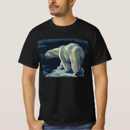 Vintage Isbjörn, Arktiska Marina Djur T-shirt