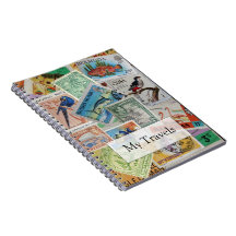Vintage Island Stamps Resedagbok
