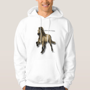 Vintage isländska sweatshirt med luva