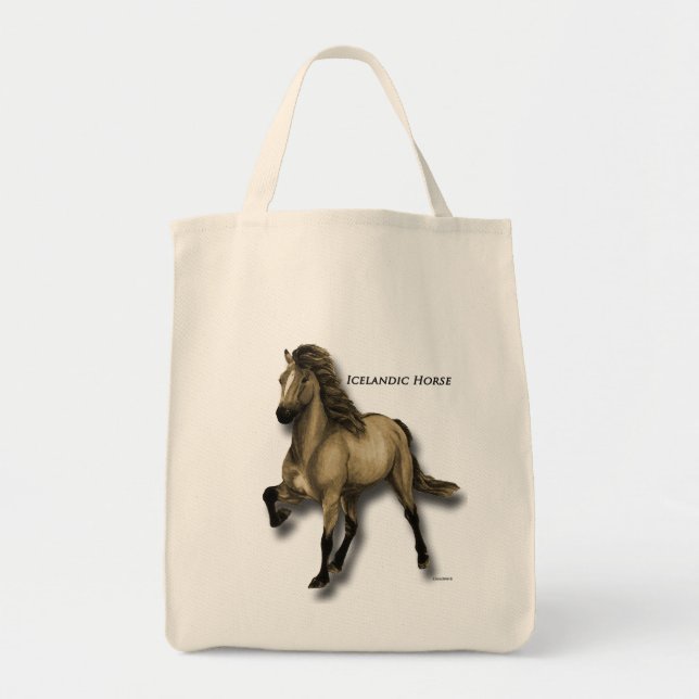 Vintage isländska tygkasse (Framsidan)