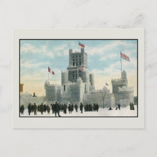 Vintage ispalats Montreal Kanada Vykort