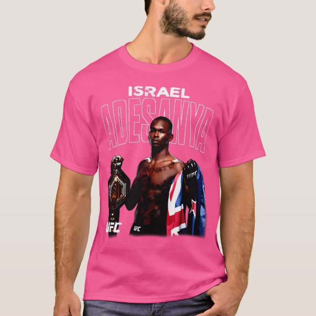 Vintage Israel Adesanya T Shirt (Framsida)