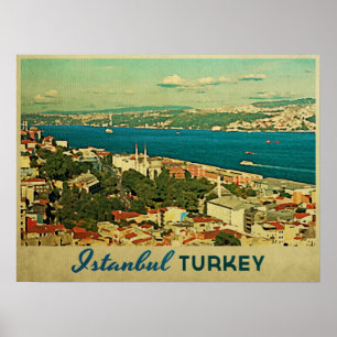 Vintage Istanbul Turkiet Poster