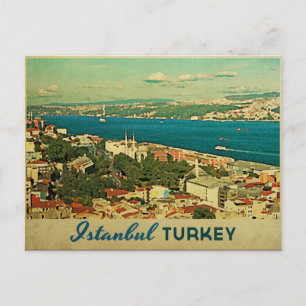 Vintage Istanbul Turkiet Vykort