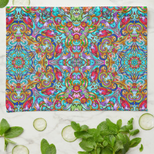 VINTAGE ITALIAN ORNAMENTAL KITCHEN TOWEL KÖKSHANDDUK