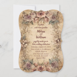 Vintage Italian Wedding Inbjudningar
