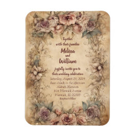 Vintage Italian Wedding Magnet