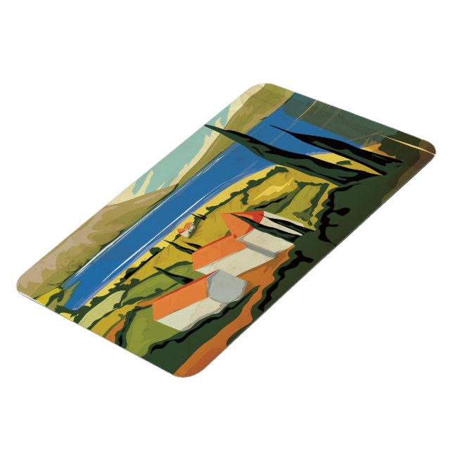 Vintage Italien Affisch Magnet (Vänstra Sidan)