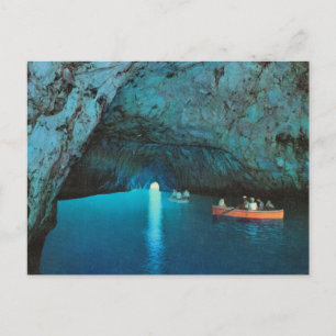 Vintage Italien, Capri, Blue Grotto Vykort