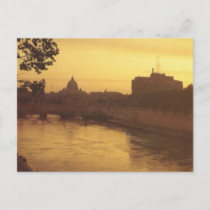 Vintage Italien, Castello Sant'Angelo Vykort