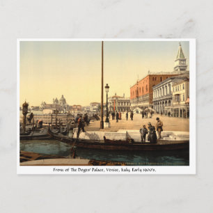 Vintage Italien, Doges Palace Venedig Vykort