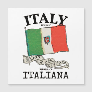 Vintage Italien Land Flagga