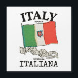 Vintage Italien Landsflagga<br><div class="desc">Vintage Italien Landsflagga</div>