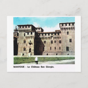 Vintage Italien, Mantova, St George-slott Vykort