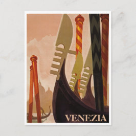 Vintage Italien Resaaffisch Postkort Vykort