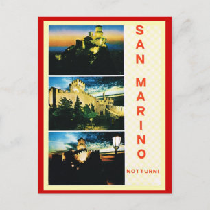 Vintage Italien, Reseposter, San Marino Vykort