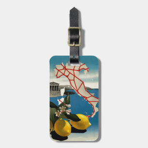 Vintage Italien Travel Bagagebricka