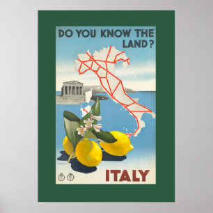 Vintage Italien Travel Poster