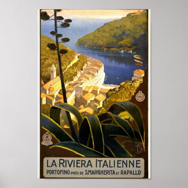 Vintage Italien Travel Poster (Framsidan)