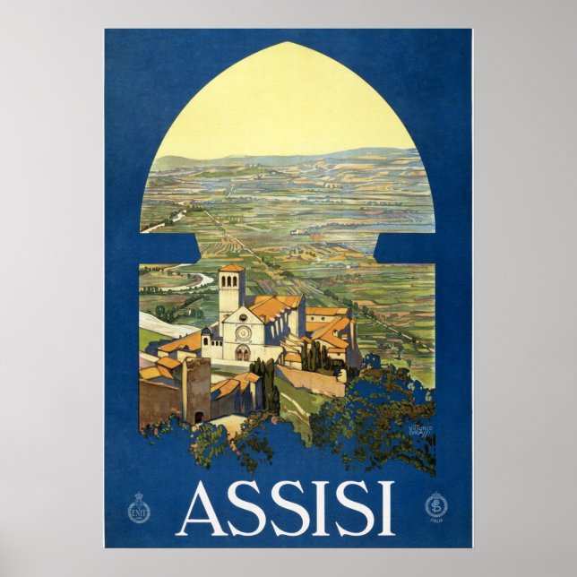 Vintage Italien Travel Poster (Framsidan)