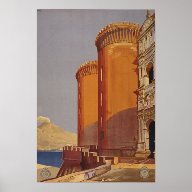 Vintage Italien Travel Poster (Framsidan)