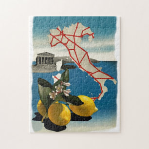 Vintage Italien Travel Pussel