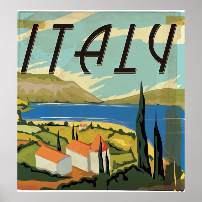 Vintage italiensk affisch (Framsidan)