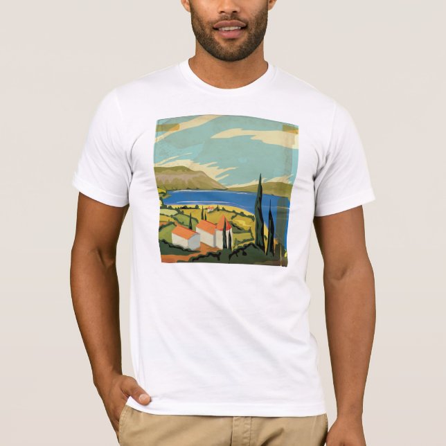 Vintage italiensk affisch tee (Framsida)