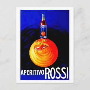 Vintage Italiensk aperitivo-reklam Vykort